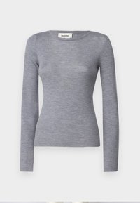 HIROKI O NECK - Striktrøje - grey