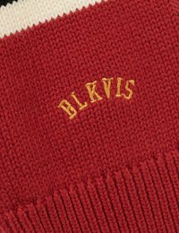 BLKVIS STRIPED UNISEX - Πουλόβερ - merlot