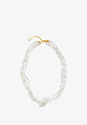 sweet deluxe KAYA - Náhrdelník - white gold coloured