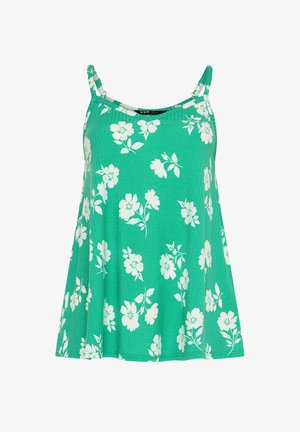 Yours Clothing, PLUS SIZE VESTS & CAMIS - Débardeur - green