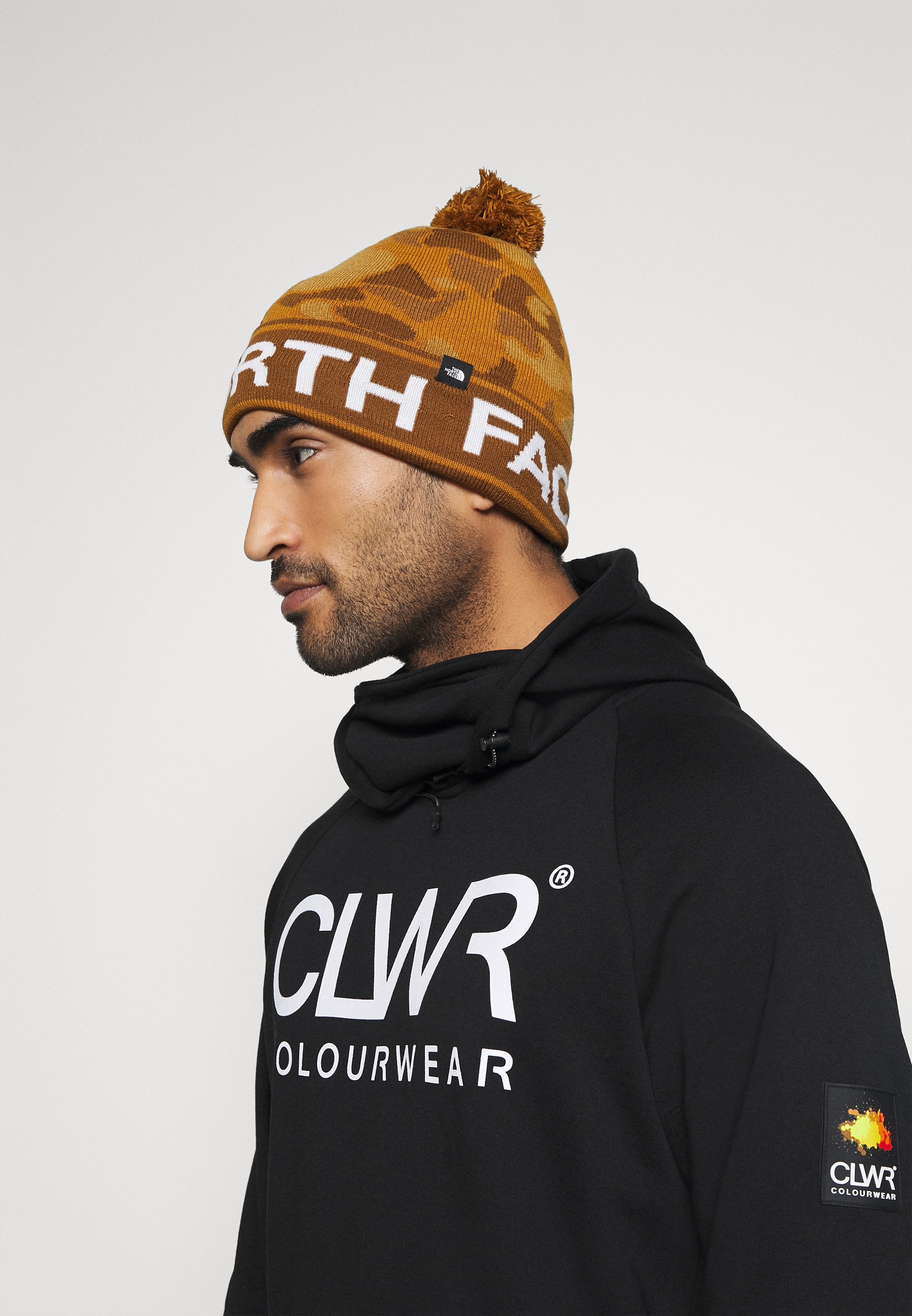 bonnet the north face marron