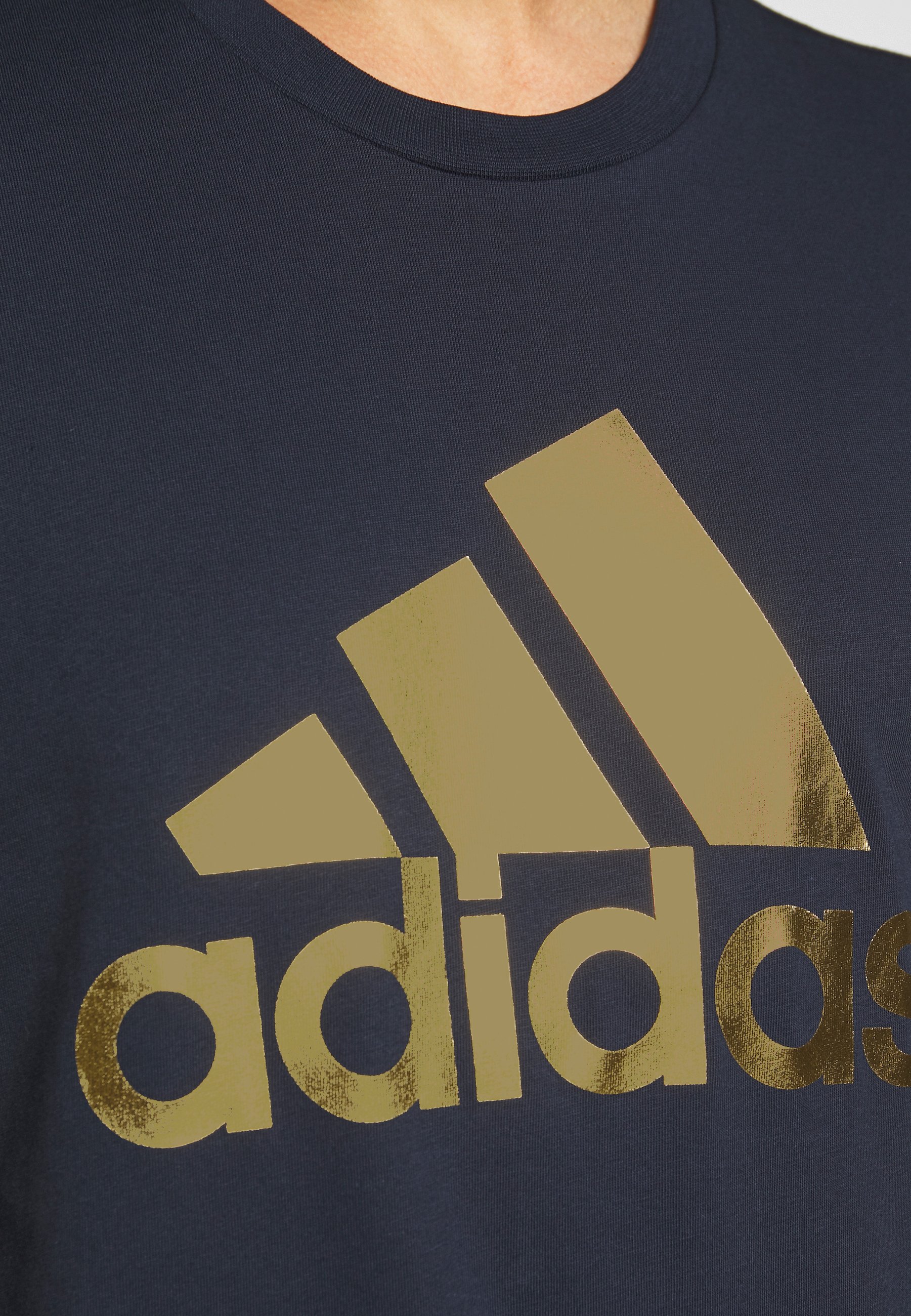 adidas Performance 8 BIT FOIL T Shirt print dark blue adidas Performance 8 BIT FOIL T Shirt print dark blue
