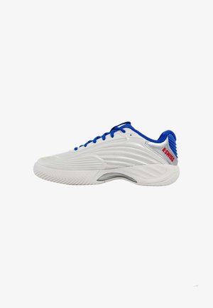 K-SWISS, HYPERCOURT EXPRESS 3 60TH - Tennisschoenen voor alle ondergronden - wht blue slvr red
