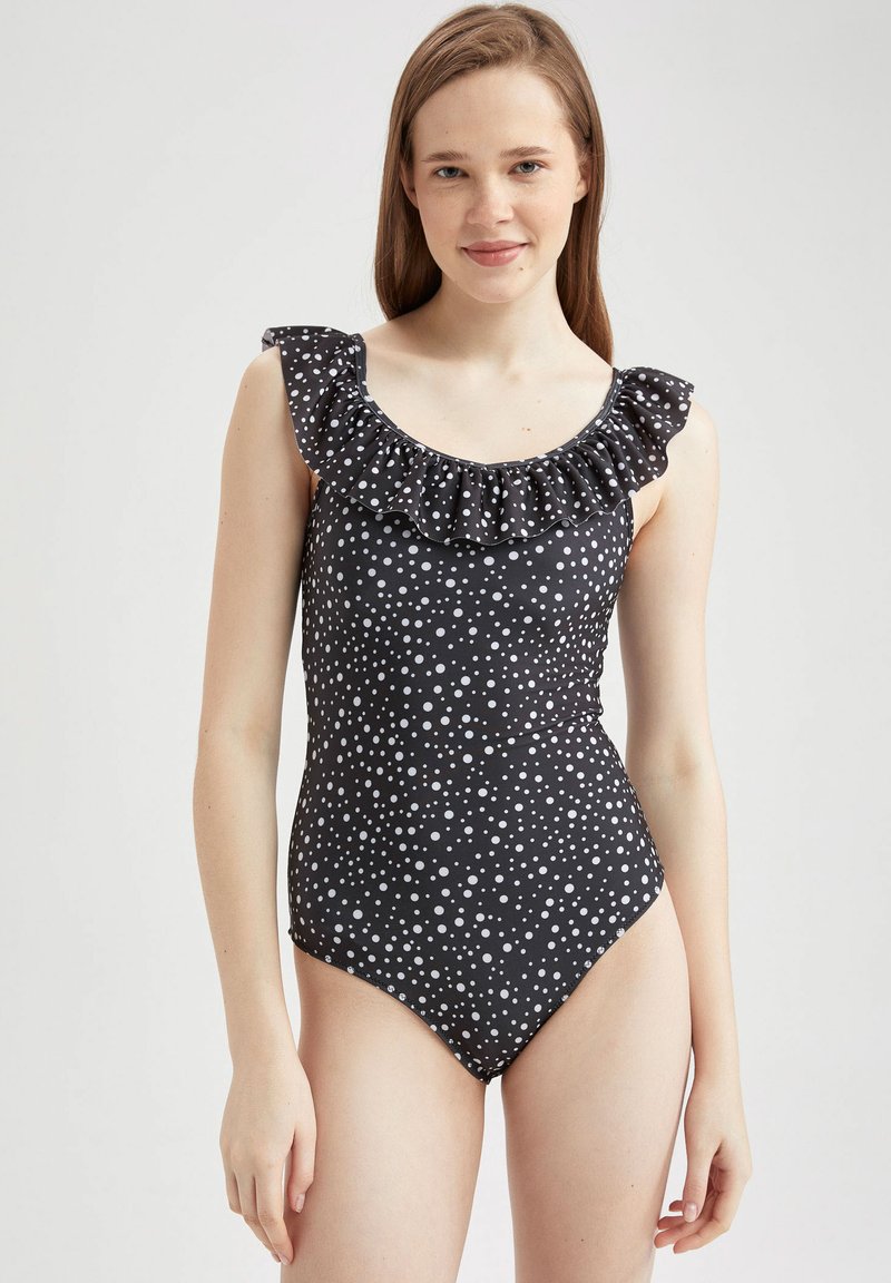Damen Bikinis | DeFacto Badeanzug black/schwarz - BJ19725 Damen Bikinis | DeFacto Badeanzug black/schwarz - BJ19725