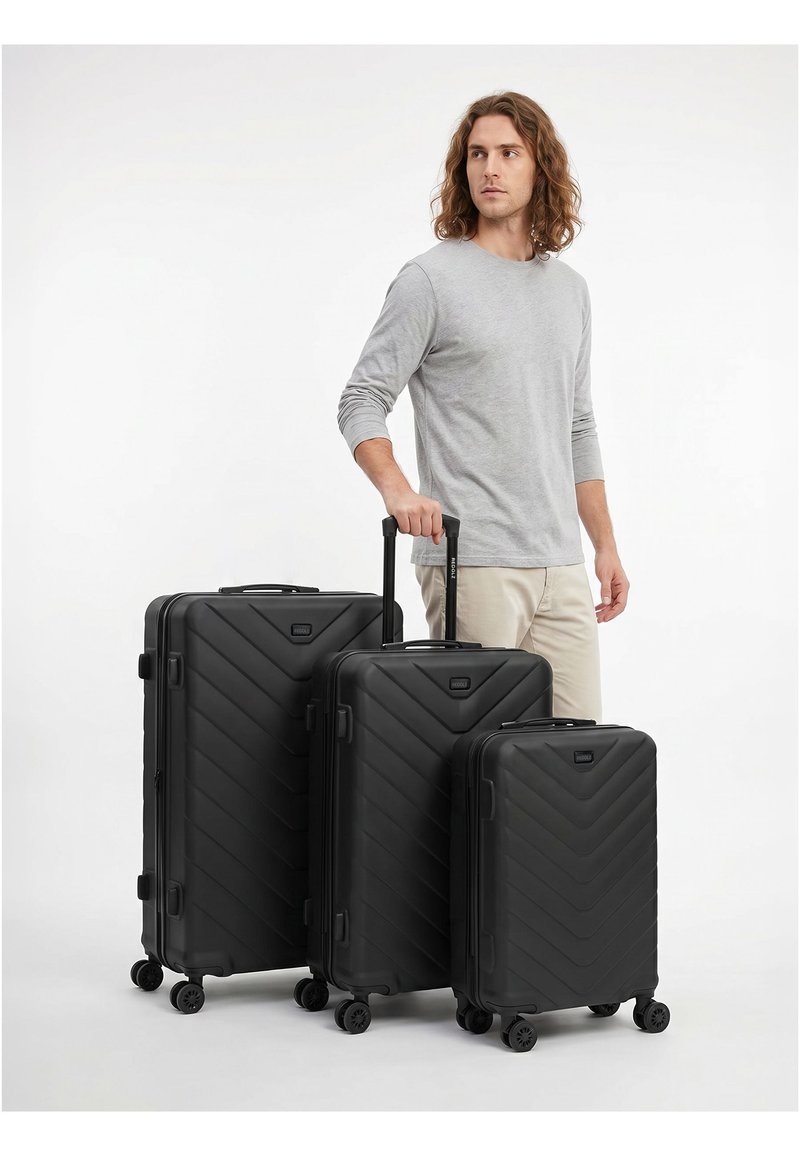 Redolz ESSENTIALS 3-SET TEILIG - Kofferset - black