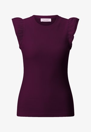 Rich & Royal, RICH & ROYAL TOP - T-shirt basic - mulberry