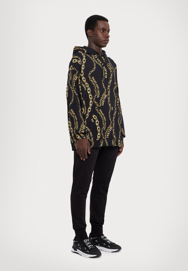 Versace Jeans Couture ALL OVER Sweatshirt black/gold/black