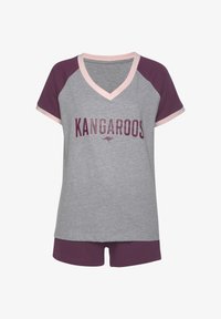 Selected, bordeauxgraumeliert