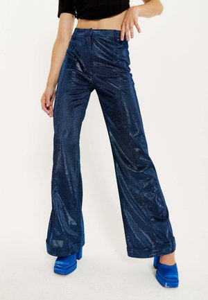 House of Holland SHIMMER - Trousers - blue