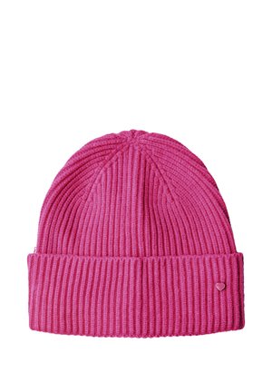 Street One Studio, SOLID-COLOURED KNITTED BEANIE - Bonnet - ruby raspberry
