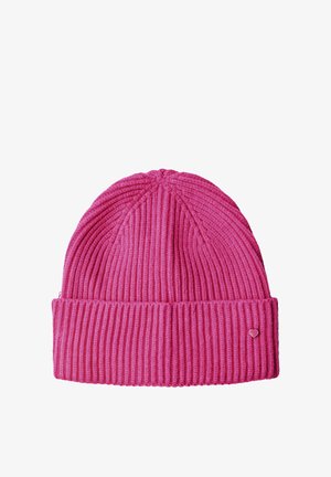 Street One Studio, SOLID-COLOURED KNITTED BEANIE - Bonnet - ruby raspberry