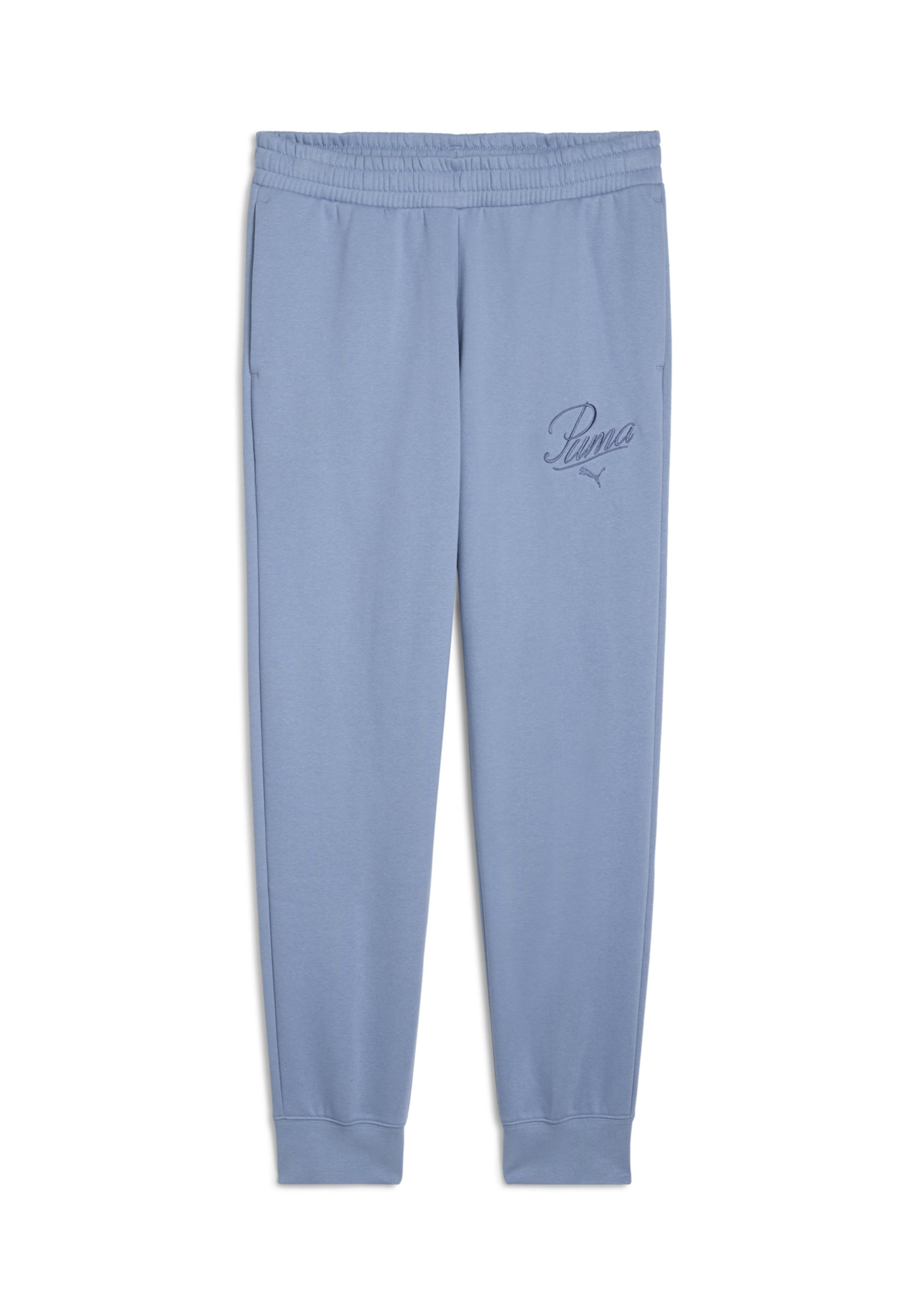 Puma ESSENTIALS SCRIPT JOGGING Pantaloni sportivi cool blue
