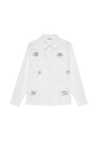 CON APPLICAZIONI - Blusa - bianco