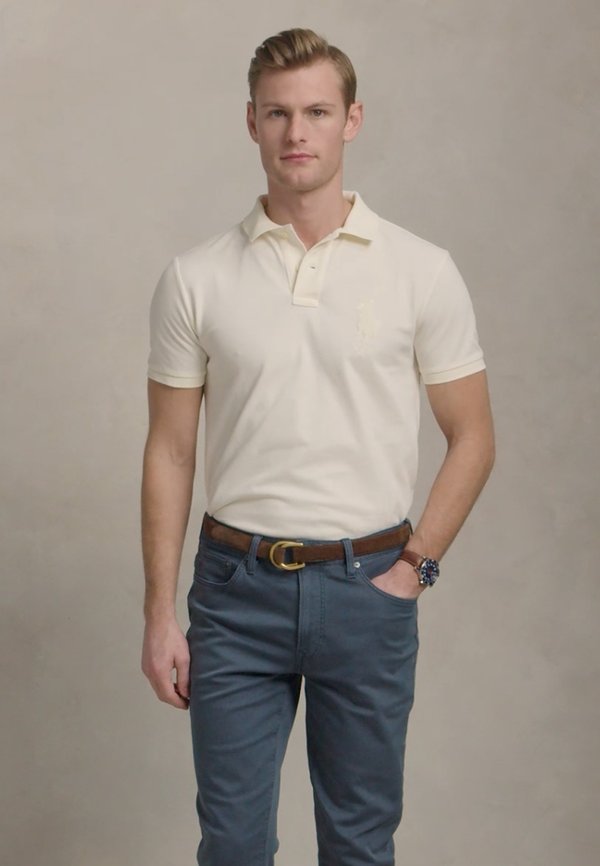 SHORT SLEEVE - Polo shirt - clubhouse cream2