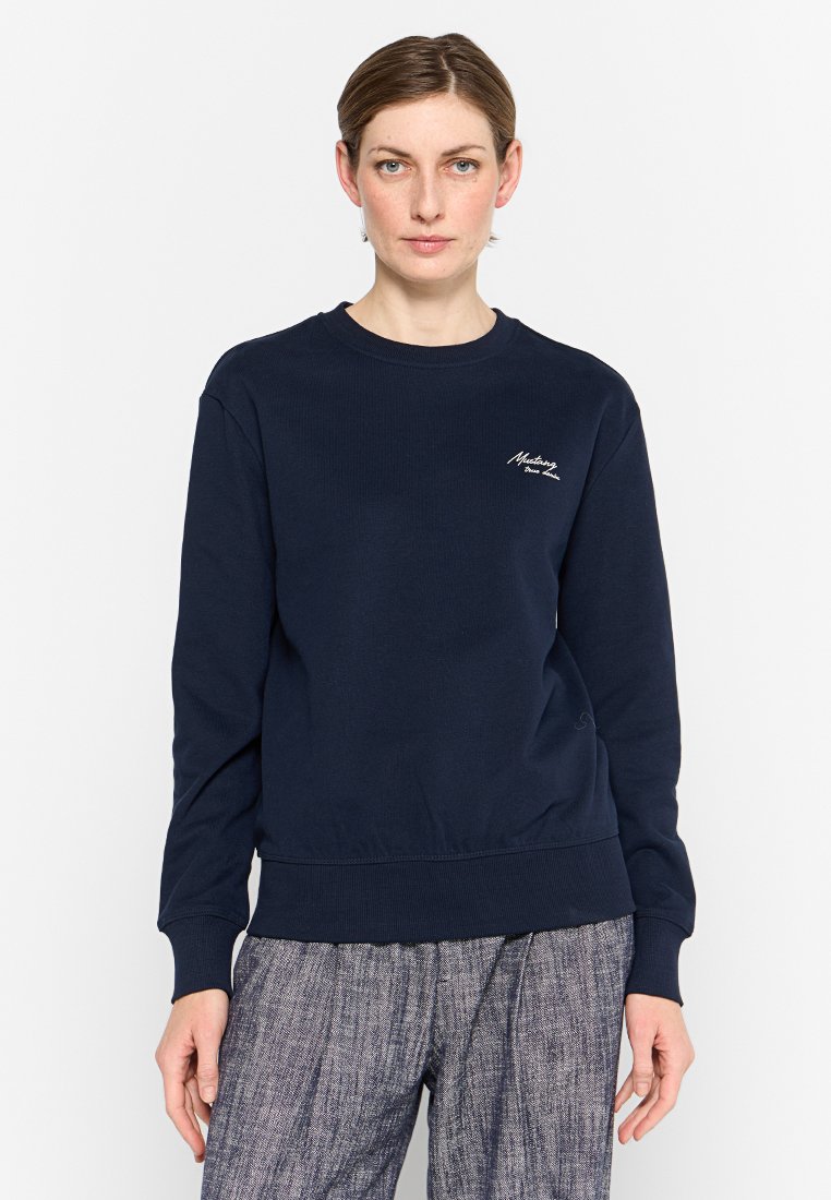 mustang Sweater donkerblauw