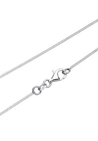 Sterling sølv kæde halskæde med et tekstureret design; har en lobster clasp og små cirkulære led. Længden kan justeres.