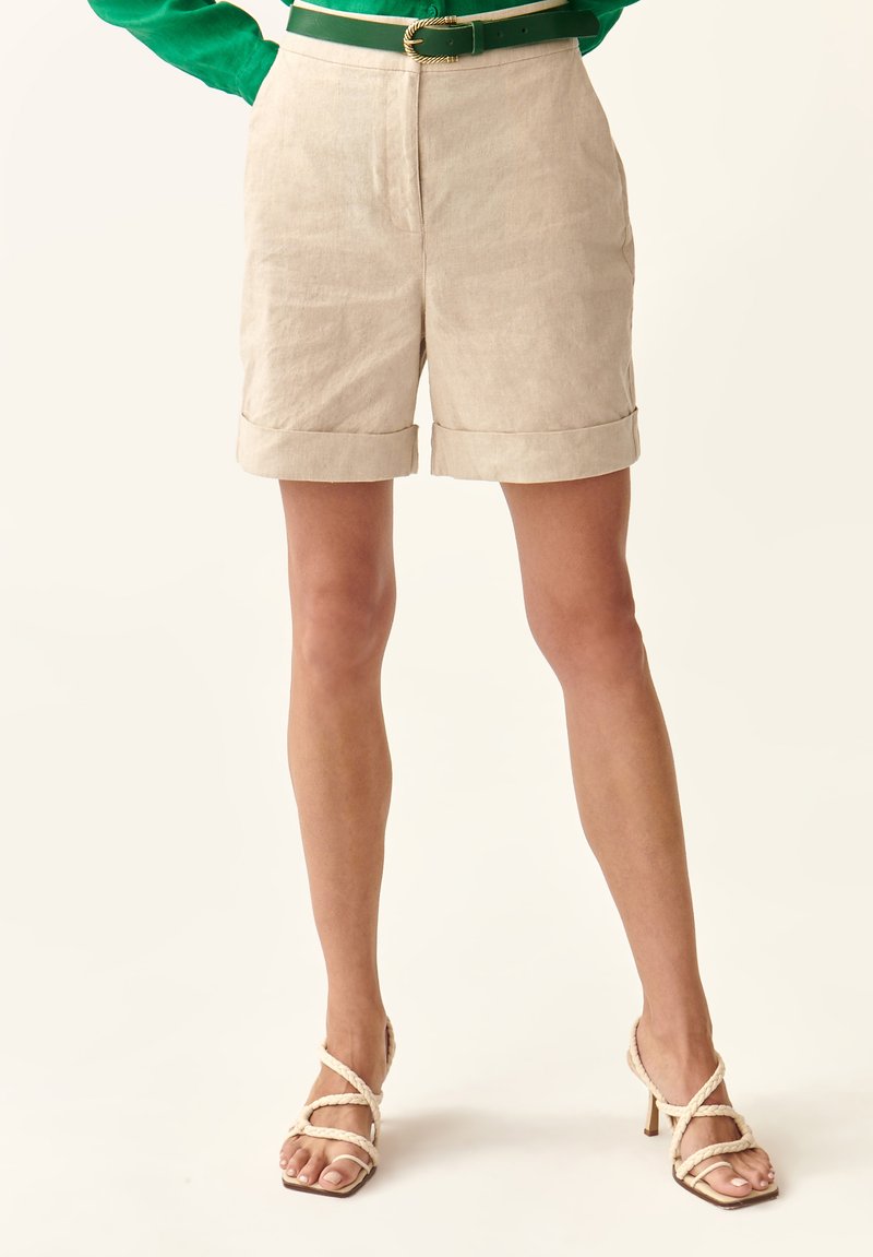 TATUUM - MARI - Shorts - beige melange, Forstør