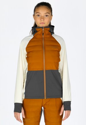 Swedemount NORDIC HYBRID HOODED - Winterjacke - offwhite almond