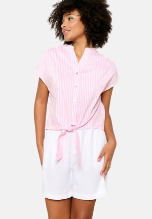 LolaLiza SHORT-SLEEVED - Button-down blouse - light pink
