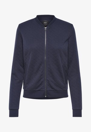 ONLY, ONLJOYCE L/S BOMBER SWT NOOS - Sudadera con cremallera - dunkelblau