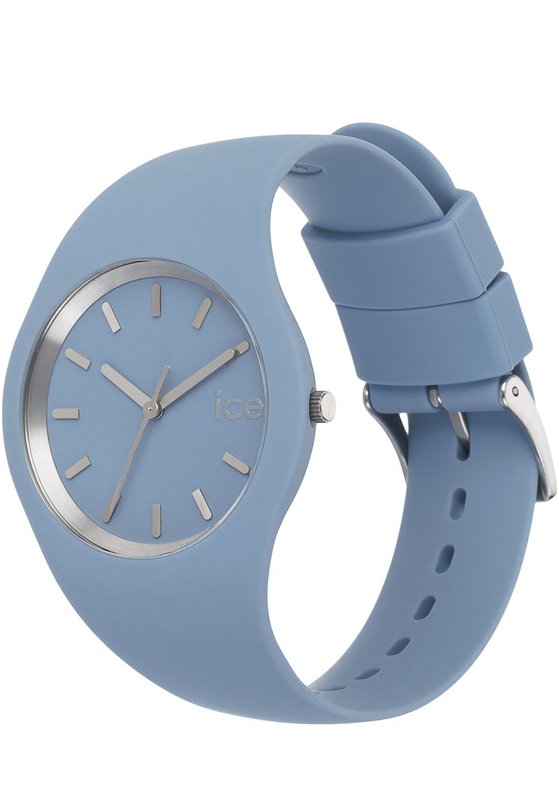 Ice-Watch - ICE glam colour Sky - Blauw dameshorloge met siliconen armband - 015329 (Maat S) : Ice-Watch