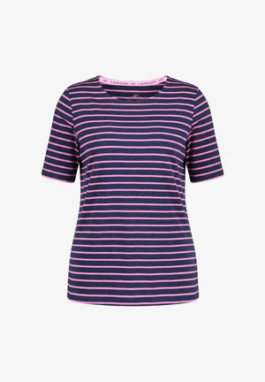 LAURASØN, RINGELSHIRT, RUNDHALS - T-shirt con stampa - neon pink
