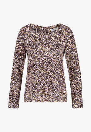 MIT LEOPRINT - Blouse - gelb/lila/pink druck