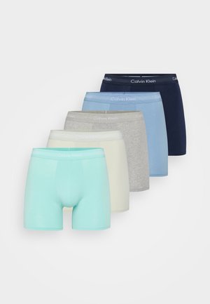 BOXER BRIEF 5 PACK COTTON STRETCH - Boxerbriefs - mint/light blue/grey