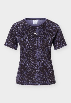 Puma, GRAPHICS ANIMAL STANDARD AOP TEE - T-Shirt print - inky depths