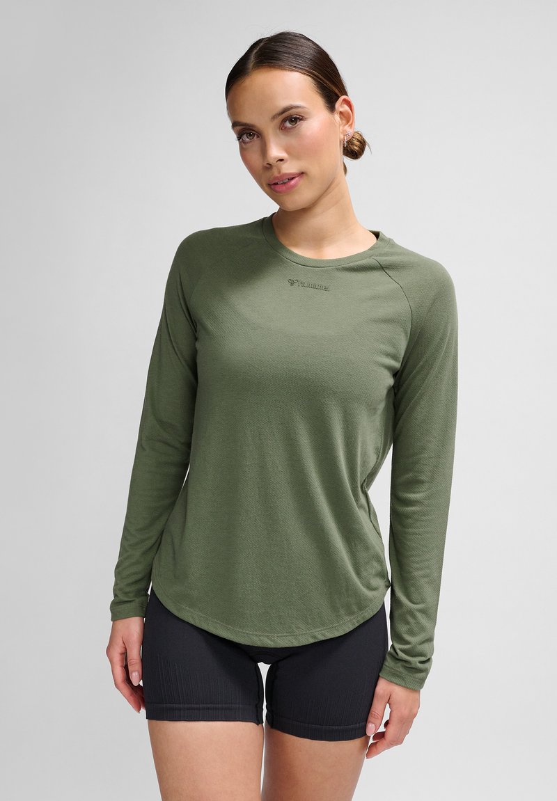Hummel VANJA - Langarmshirt - deep lichen green