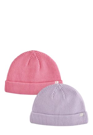 Next, RIB BABY BEANIE . - Mütze - pink purple