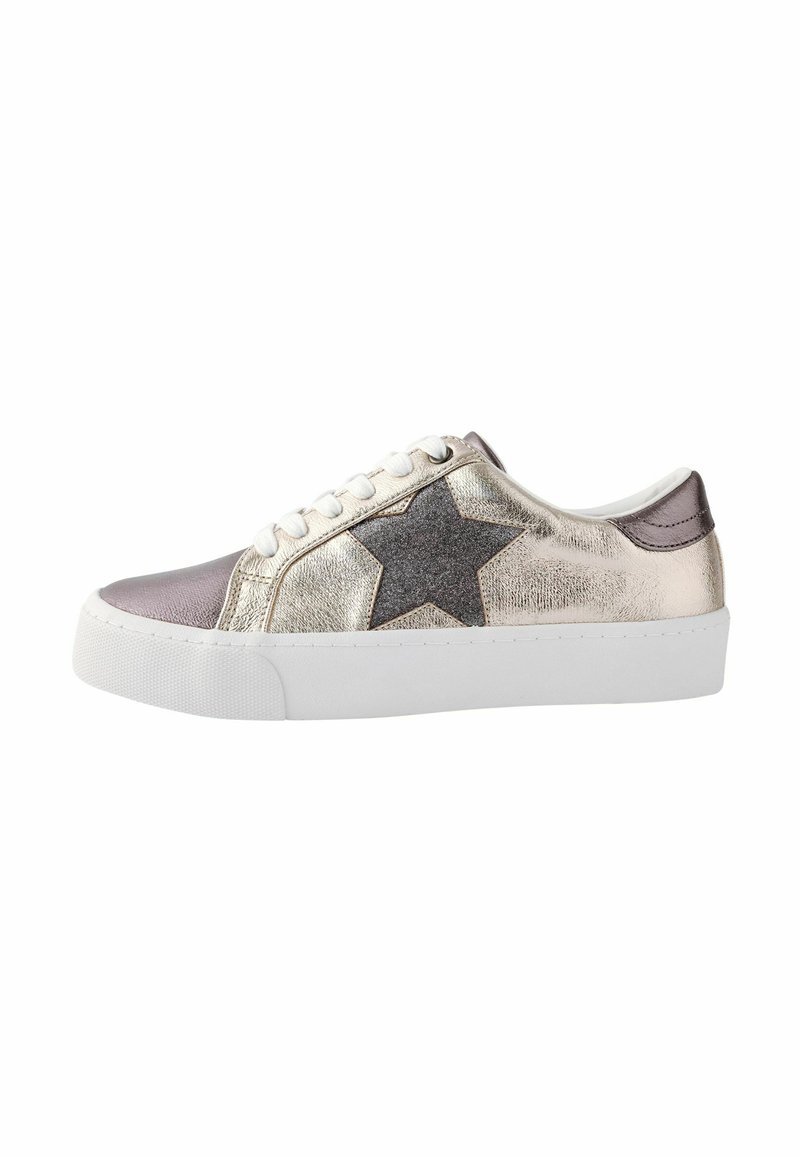 Next FOREVER COMFORT CHUNKY STAR REGULAR FIT - Sneakers basse - metallic