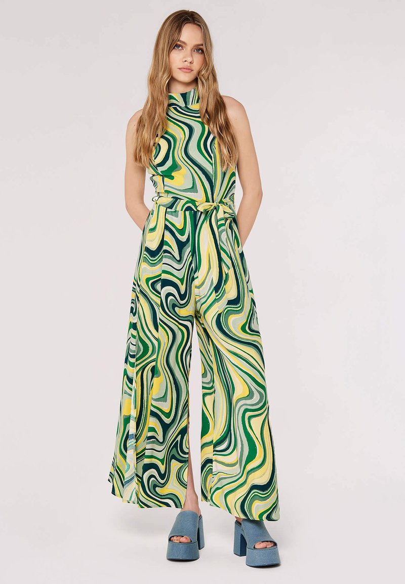Apricot RETRO WAVE Jumpsuit green/groen Zalando.nl