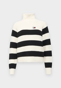 MOCK NECK BADGE  - Maglione - black