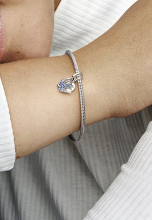 Pandora SPARKLING SWALLOW & QUOTE DOUBLE DANGLE CHARMS - Charm - silver coloured