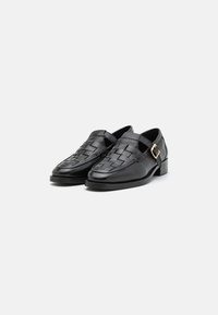 Anna Field LEATHER - Zapatos sin cordones - black