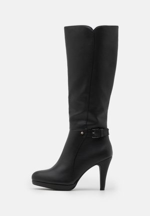 Platform boots - black