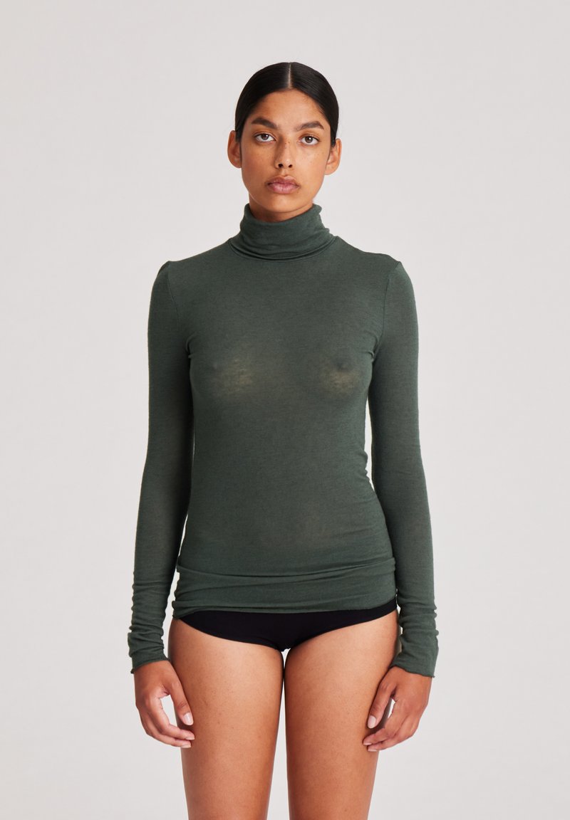 GAI+LISVA - ANNA TURTLENECK - Langærmet T-shirt - beluga, Forstør