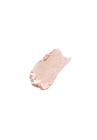Crema rosa chiaro con una consistenza liscia, finitura riflettente e forma irregolare, che ricorda un colpo o un'applicazione su una superficie piatta.
