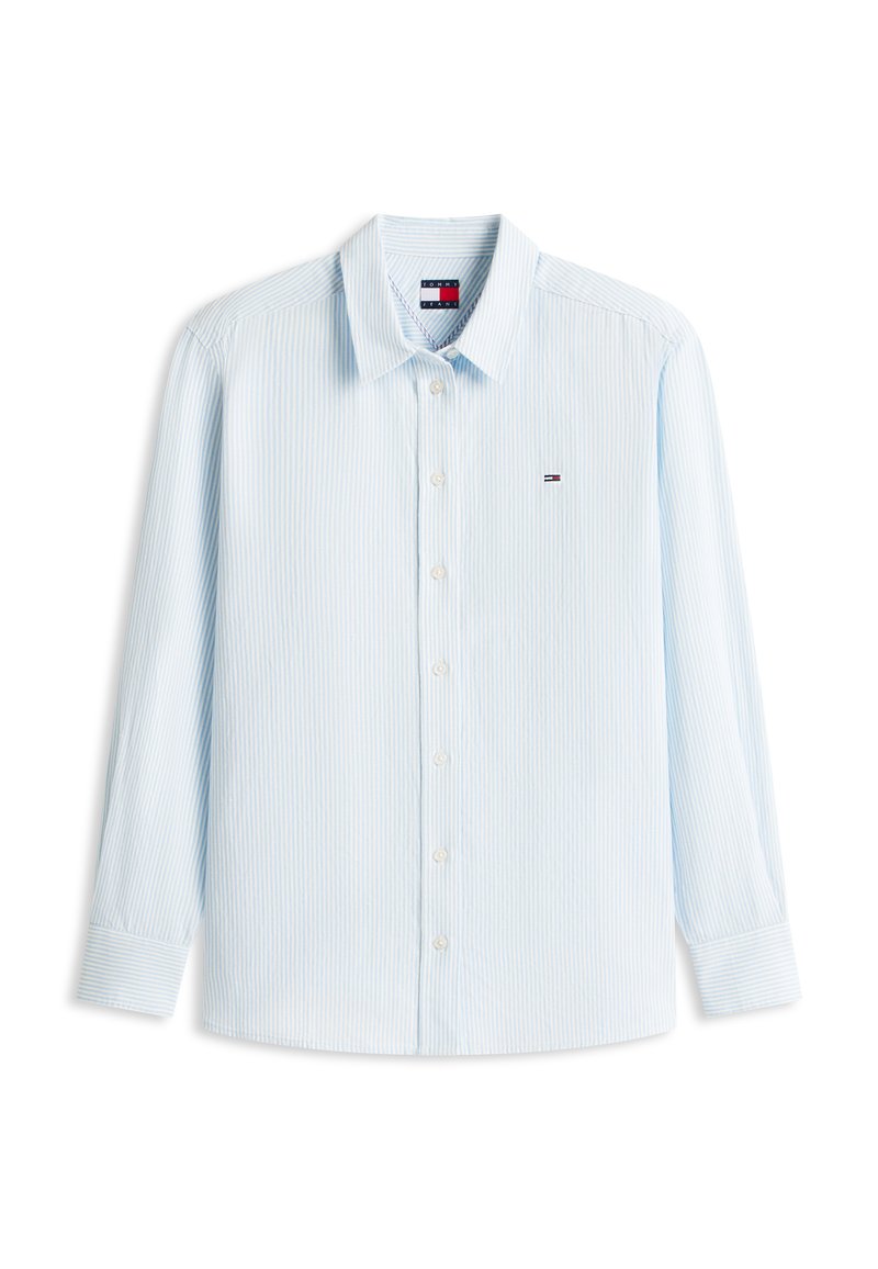 Tommy Jeans Overhemdblouse lichtblauw Tommy Jeans Overhemdblouse lichtblauw