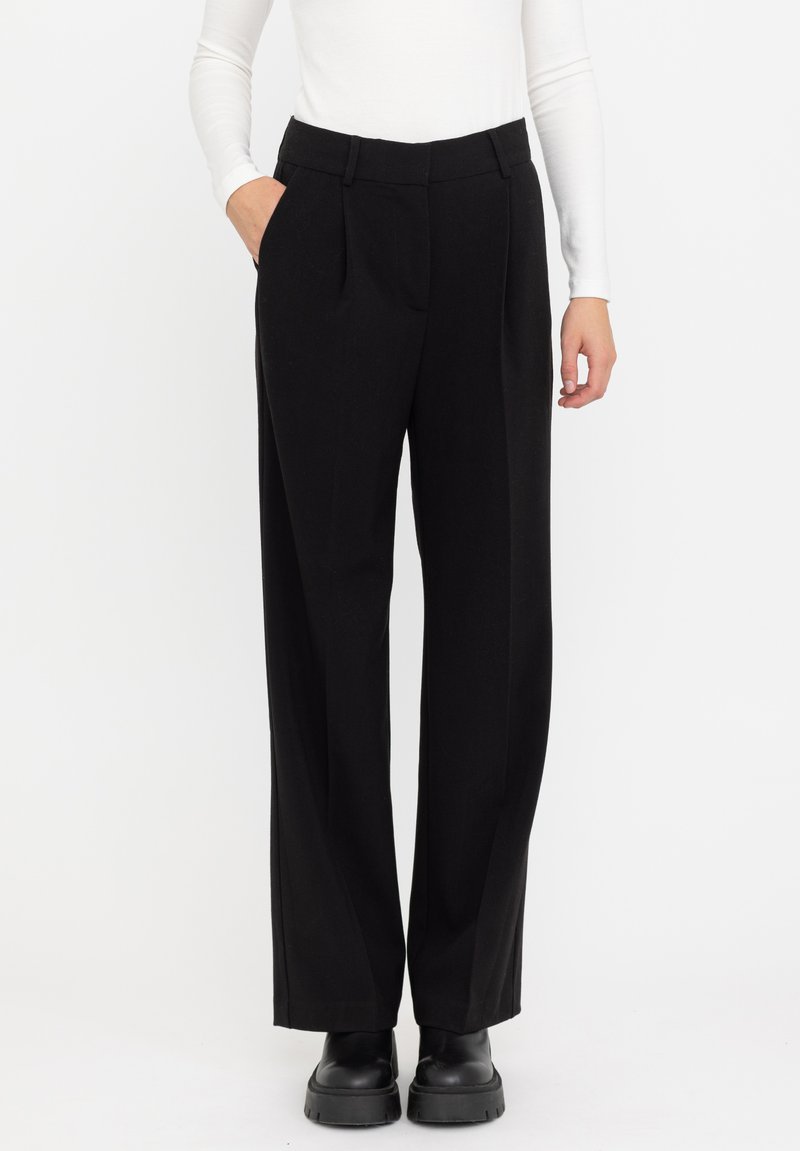 Srvilja Midwaist Loose Pant Grs Pants Greige