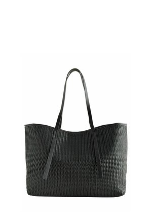 Next WEAVE SHOULDER - Shoppingväska - black