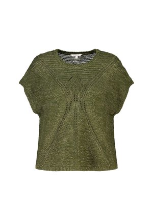 MS Mode, MS MODE JUMPER NOT TRANSLATED - T-shirt print - khaki