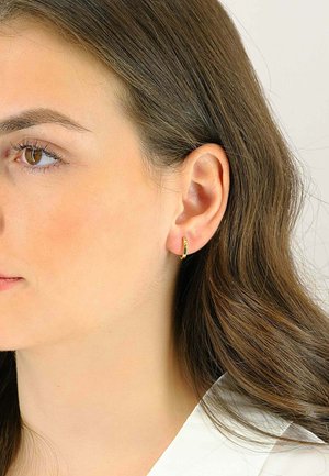 MUAU Schmuck, SCHARNIER-CREOLEN , 13MM - Boucles d'oreilles - gelbgoldfarben