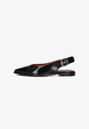 Billi Bi Ballerines à brides arrière - black polido