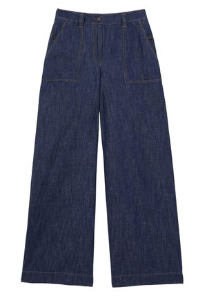 Reiss ASHBY WIDE LEG  - Stoffhose - indigo