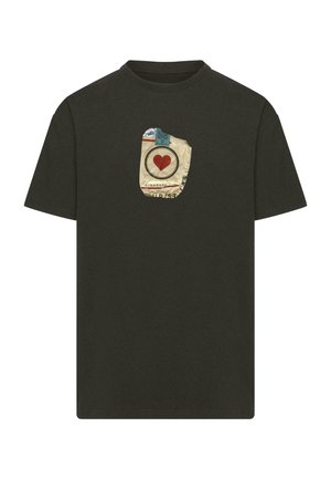 Upscale by Mister Tee, NEVER QUIT HEAVY TEE - Trükipildiga T-särk - black