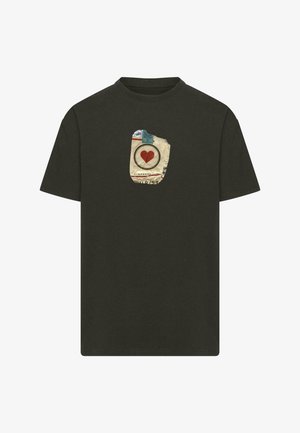 Upscale by Mister Tee, NEVER QUIT HEAVY TEE - Trükipildiga T-särk - black