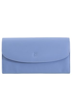 GROSSE AUS FARBIGEM KONTINENTALE KREDITKARTENFÄCHER MÜNZ MIT REISSVERSCHLUSS - Wallet - blu pastello