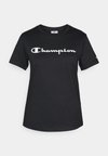 BASICS CREWNECK LARGE LOGO - T-shirt imprimé - black